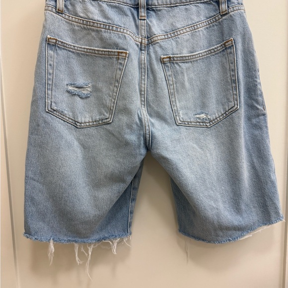 Frame Le Slouch Bermuda Shorts - Picture 3 of 5